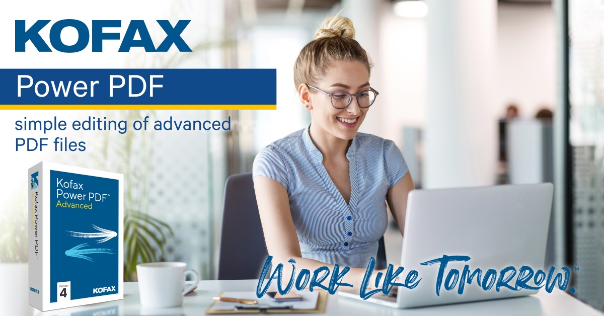 Kofax Power PDF - simple editing of advanced PDF files