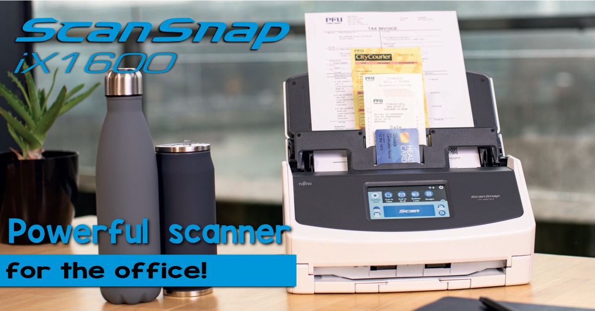 ScanSnap iX1600 - Powerful document scanner for the office