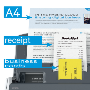 ScanSnap iX1600 - scanning different size od the documents