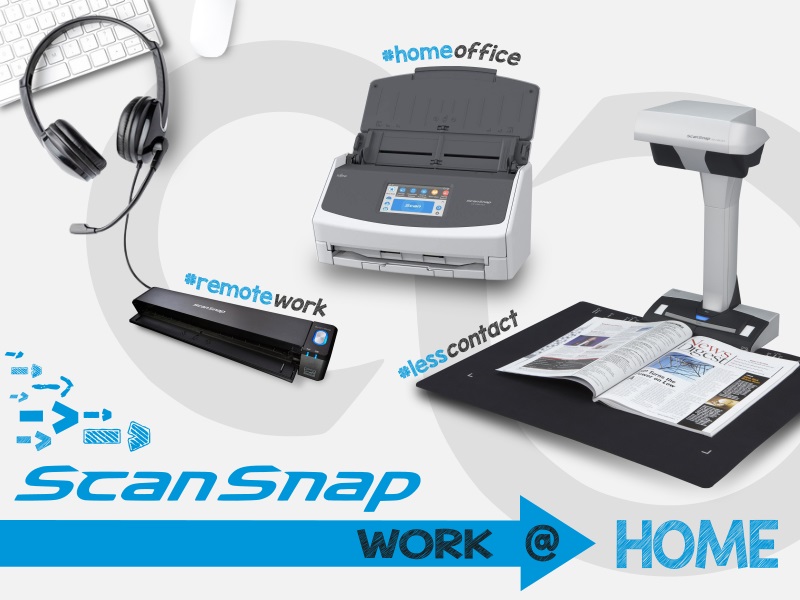 Work@HOME2 thanks to ScanSnap scanners